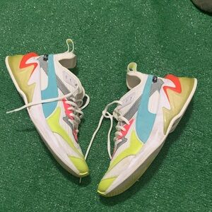 Puma Neon Yellow and Pink Sneakers